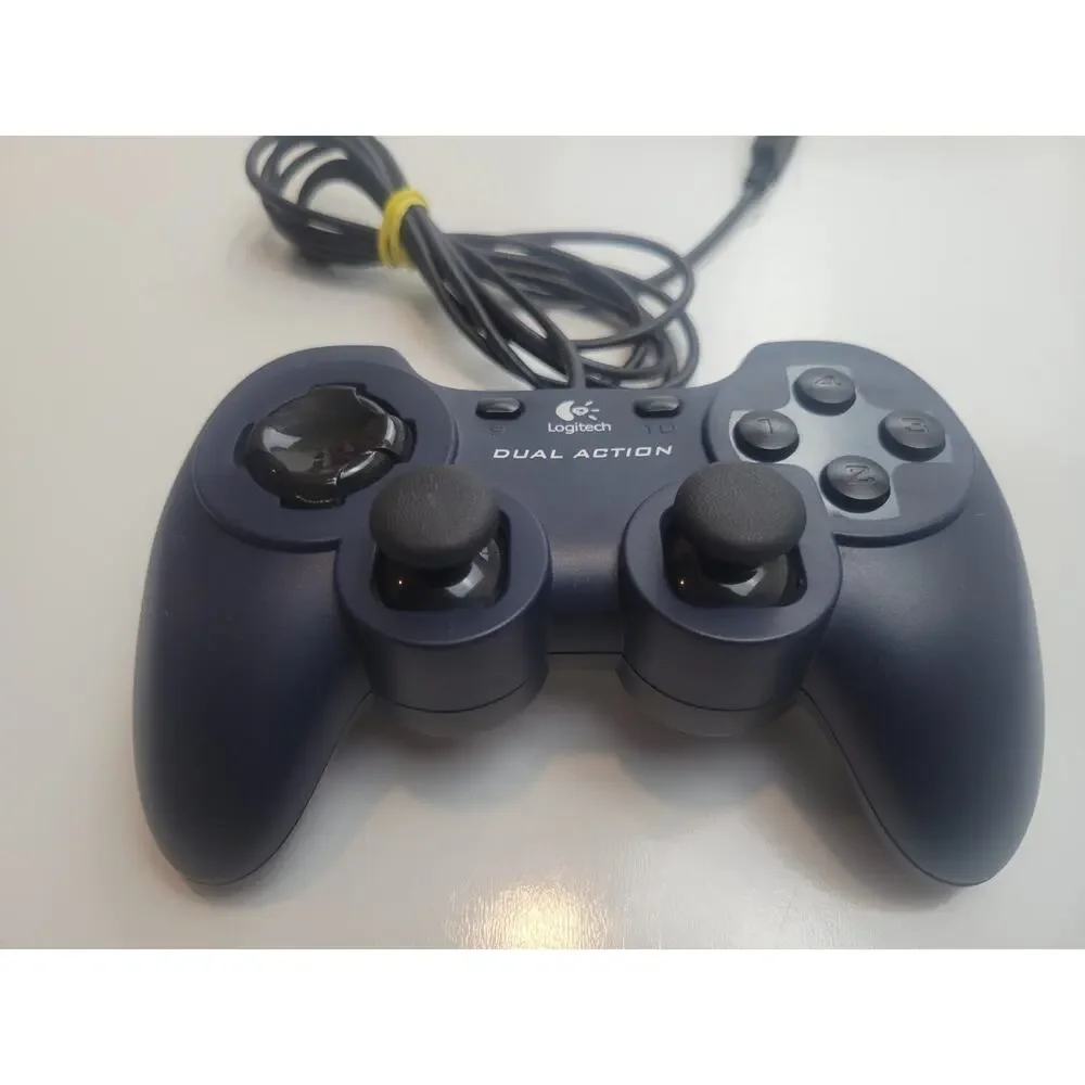 Logitech Game Controller G-UD8 Dual Action Wired USB Blue Tested